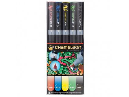 set chameleon tonovaci fixy 5ks zakladni tony