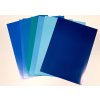 Barevný papír sada A4 8ks 105g - modré odstíny
