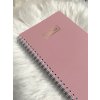 Zápisník A5 tečkovaný pudrově růžová (DD) s papírem 140g