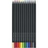 Pastelky Faber-Castell Black Edition - 12 barev