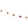 Girlanda hvězdy růžově zlatá 3.6m