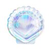 Papírové talíře měňavé ve tvaru mušle  18.5cm/6ks