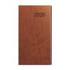 Diář týdenný 2026 - Jakub - Vivella - kapesní - hnědá