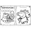 0009106 100 samolepek s omalovankami prasatko peppa