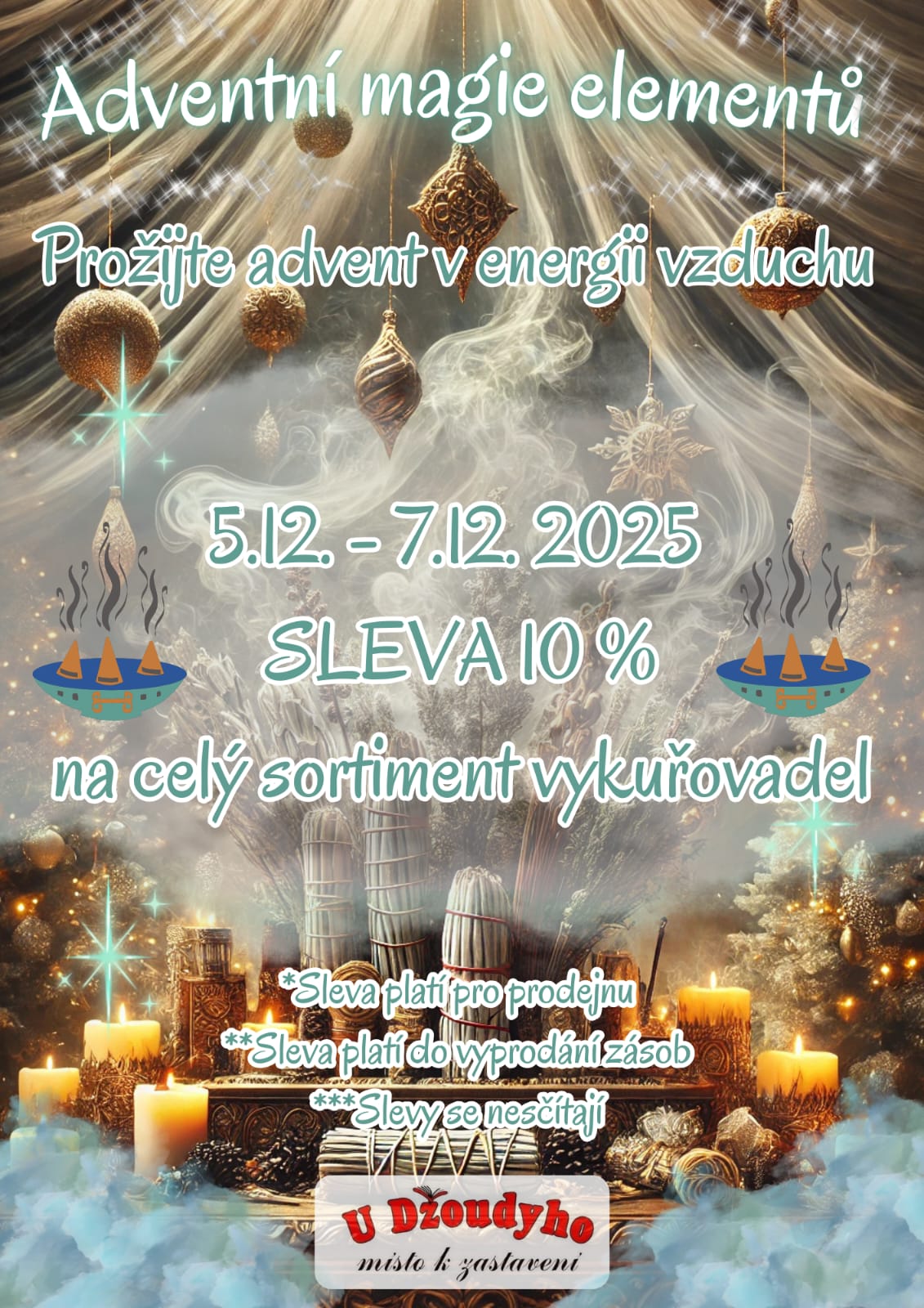 2. adventní sleva 5.-7.12. 🌬️🍃