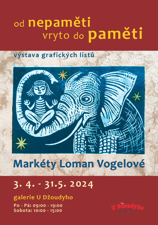 Od nepaměti vryto do paměti - Výstava grafických listů Markéty Loman Vogelové 3.4. - 31.5. 2024