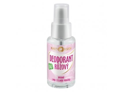 PURITY VISION Bio Růžový Deodorant 50 ml