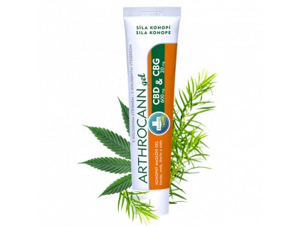 ARTHROCANN GEL CBD + CBG NEJSILNĚJŠÍ KONOPNÝ MASÁŽNÍ GEL 75 ml