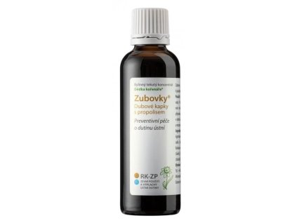 Zubovky Dubové kapky s propolisem 50 ml – Dědek kořenář