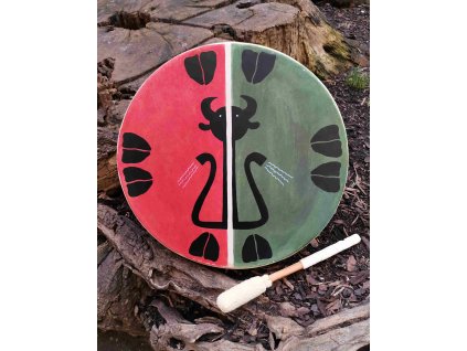 Buben 40 cm Bizoní duch + palička