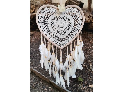 Lapač snů Srdce 32 cm