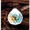 Koule fengshui pokovená - závěsný křišťál 4 cm