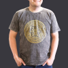 Stone Washed Tričko - Chakra - Tmavě Šedé S/M/XL