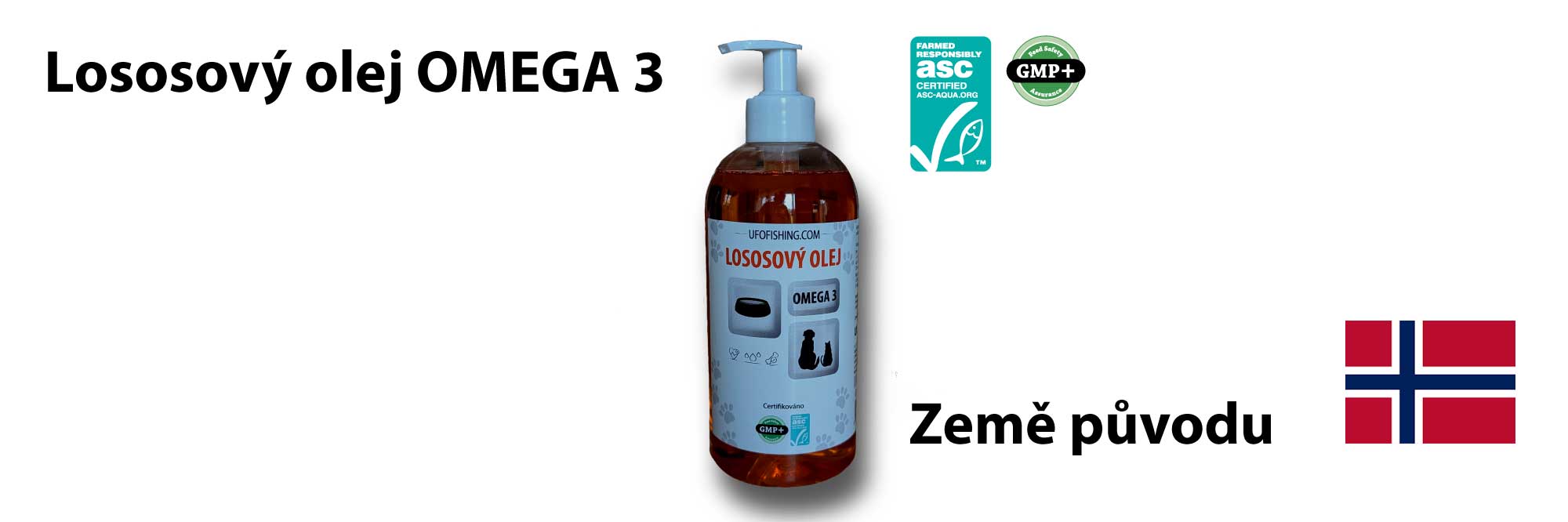 Lososový olej pro psy