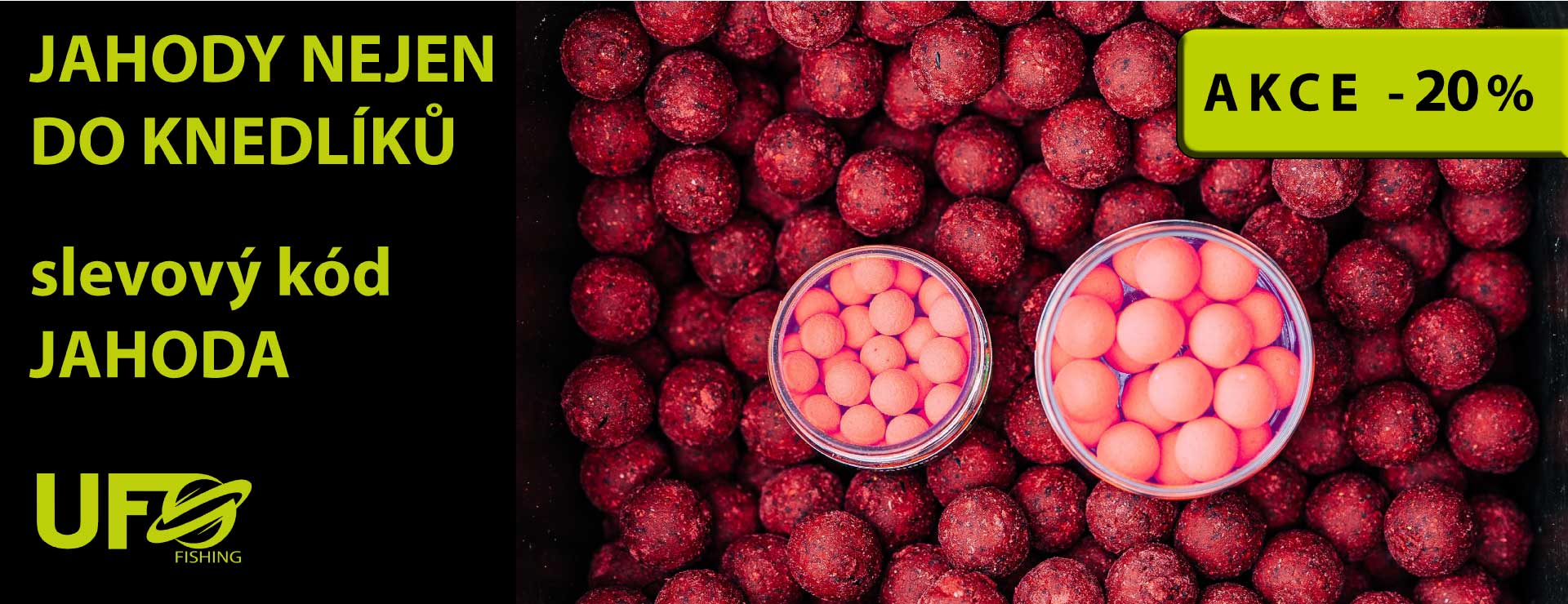 Jahodové boilies a pop-up