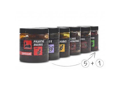 Set dipovaných boilies 19 mm 5+1 ZDARMA