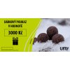 Dárková papírová poukázka v hodnotě 3000 Kč.