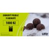 Dárková papírová poukázka v hodnotě 1000 Kč.