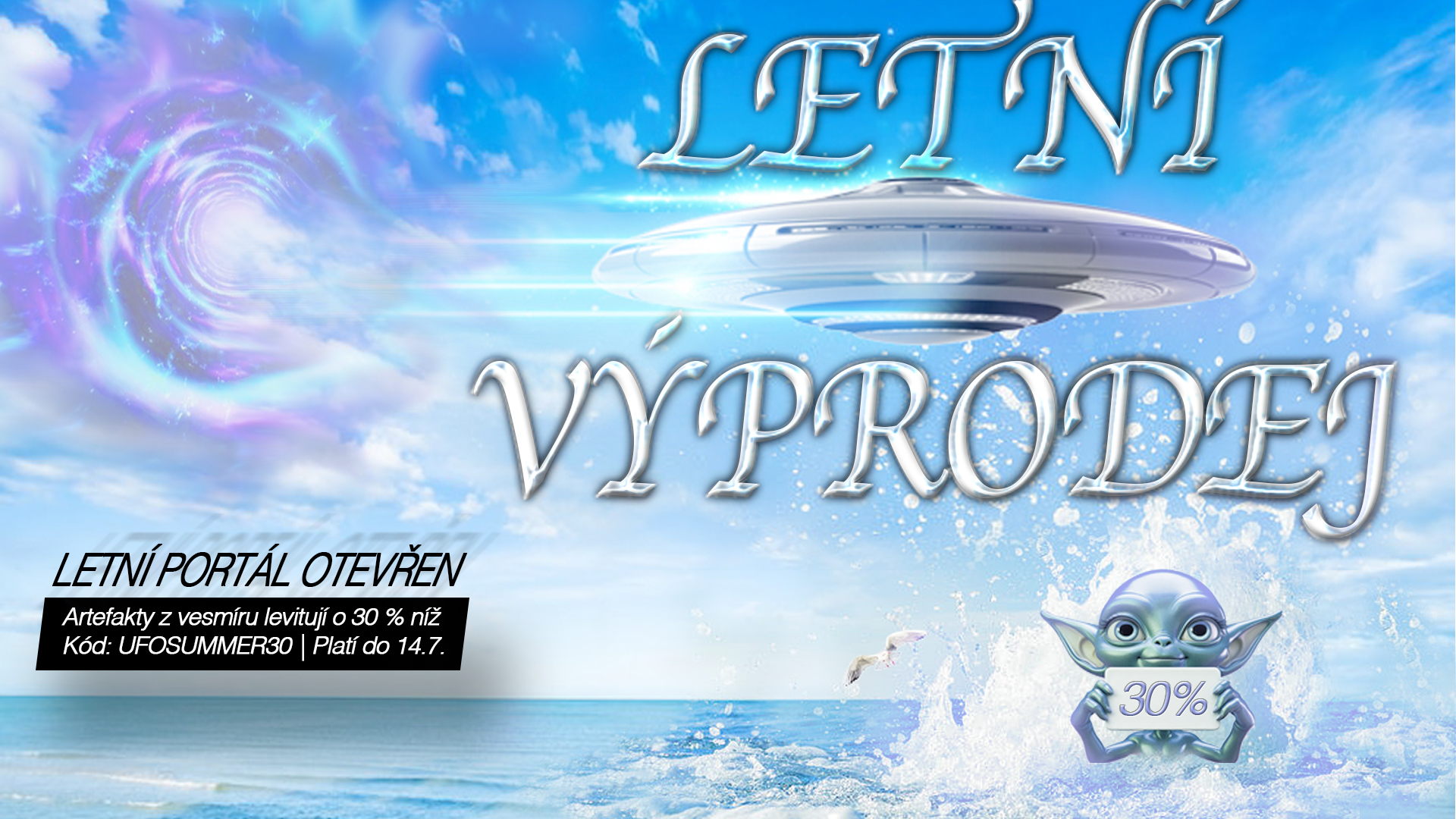SUMMER SALE NA UFOSPORT.CZ 30%
