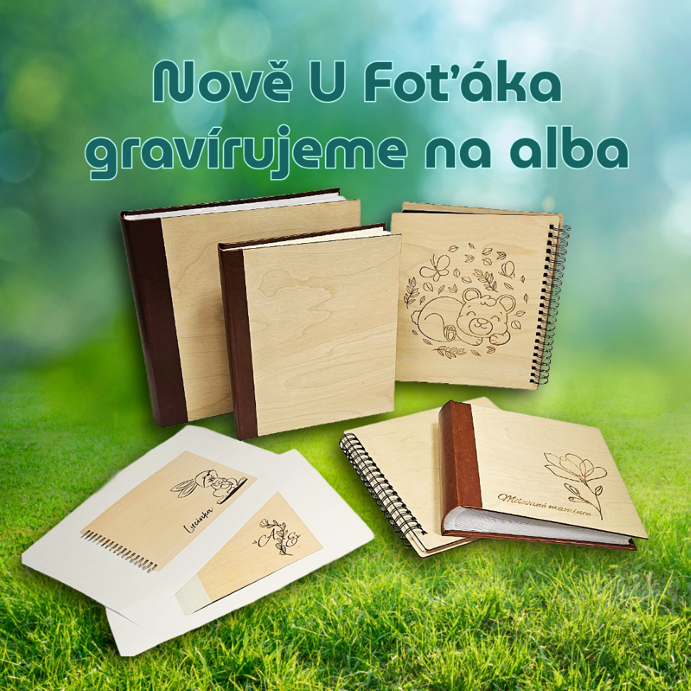 Fotoalba s gravírováním