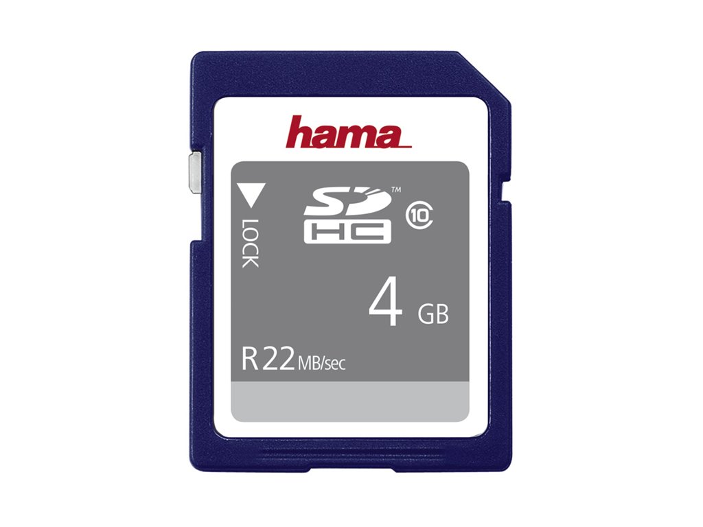 Paměťová karta SDHC HAMA 4GB CLASS 10
