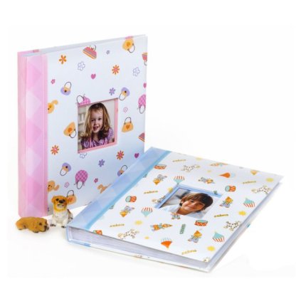 Dětské fotoalbum na růžky 60 stran - KPH HAPPY KIDS RŮŽOVÝ