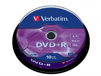 DVD+R Verbatim 10 ks