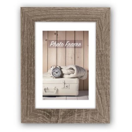 680430 zep wooden photo frame v21575 nelson 5 brown 13x18 cm