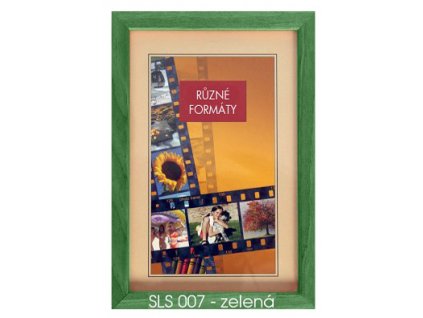 Rámeček 30x45 dřevěný SLS 07 zelený