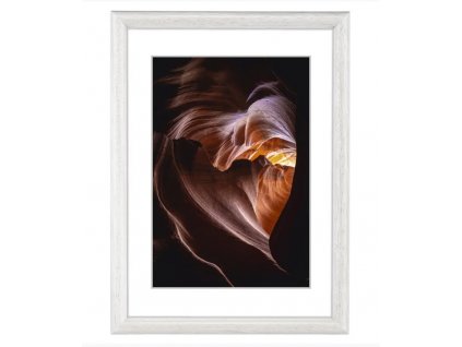 Fotorámeček dřevěný Phoenix 20x30cm - Bílý