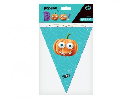 girlanda papierowa boo flagi 250 cm 9 flag