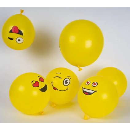 Balonky Joy 03 emotikony 12 ks