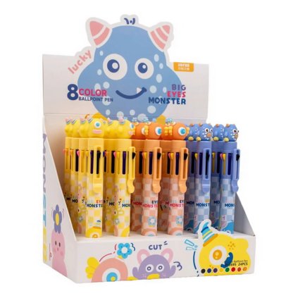 Pero kuličkové osmibarevné Monsters mix