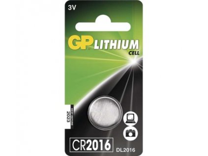 lithiova knoflikova baterie gp cr2016 blistr
