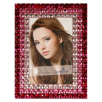 Fotorámeček 10x15 - GOLDBUCH Cristal červený