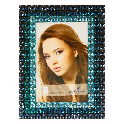 Fotorámeček 10x15 - GOLDBUCH Cristal MODRÝ