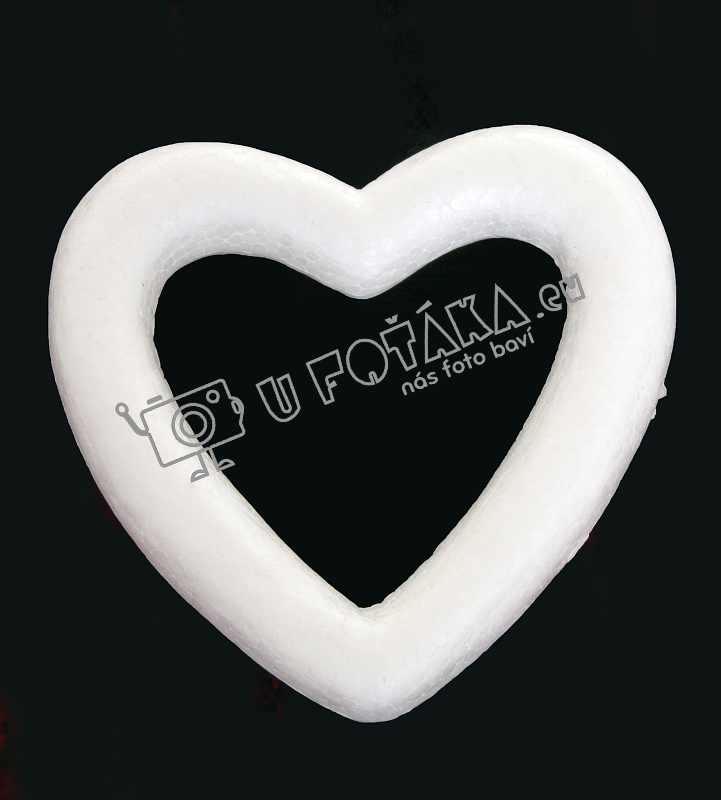 Levně Dalprint Valentýnské dekorace - srdce 110x110mm POLYSTYREN