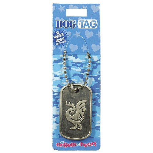 Dog Tag / psí známky čínské znamení - KOHOUT