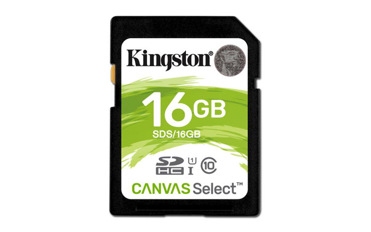 Levně Paměťová karta SDHC Kingston 16GB CLASS 10