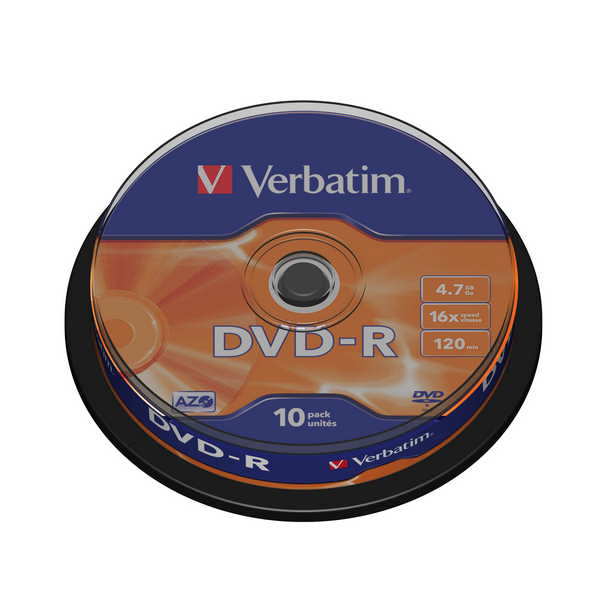 DVD-R Verbatim 10 ks