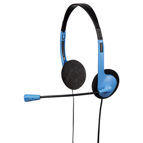 Levně Hama PC Headset HS-101, černá/modrá