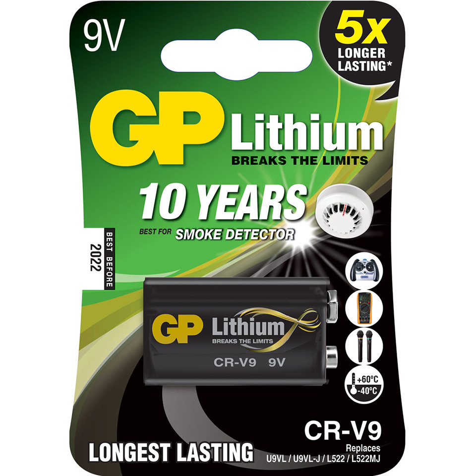 GP 9V lithium