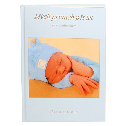 Levně Anne Geddes Kniha Mých Prvních Pět Let modrá