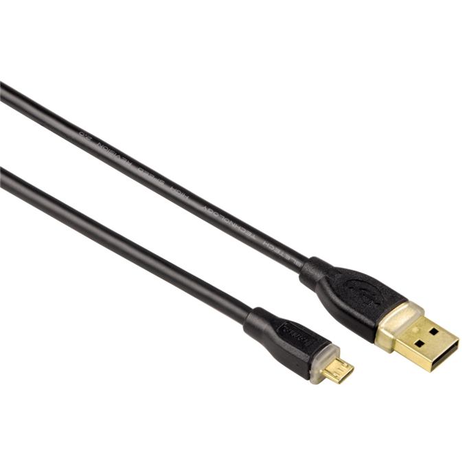 Levně Hama USB 2.0 kabel - typ A - mini B 180 cm