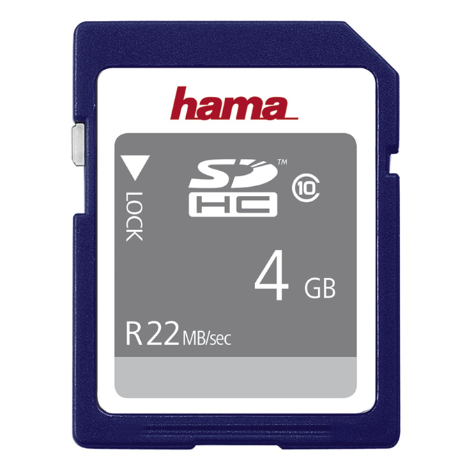 Paměťová karta SDHC HAMA 4GB CLASS 10