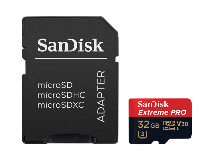 Levně Hama SanDisk Extreme Pro microSDHC 32 GB 100 MB/s A1 Class 10 UHS-I V30