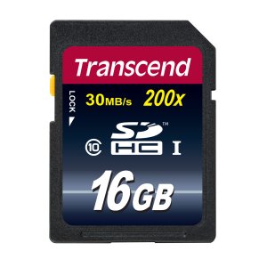 Levně Ostatní Paměťová karta Transcend Card 16 GB 30 MB/s Class 10