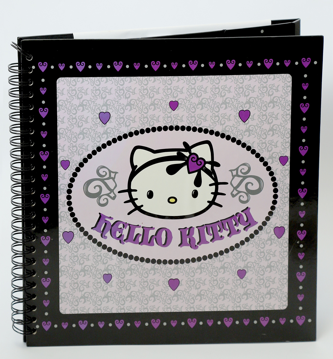 Scrapbook Fotoalbum na spirále pro tvořivou úpravu HELLO KITTY