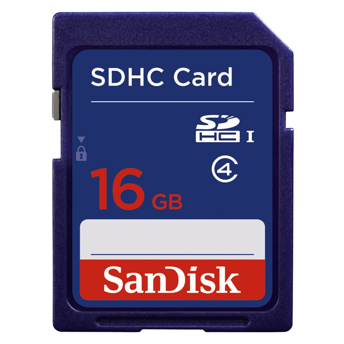 Levně Ostatní Paměťová karta SanDisk 16 GB SDHC Class 4 MC