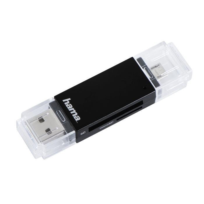 Čtečka karet USB 2.0 SD OTD duo ČERNÁ